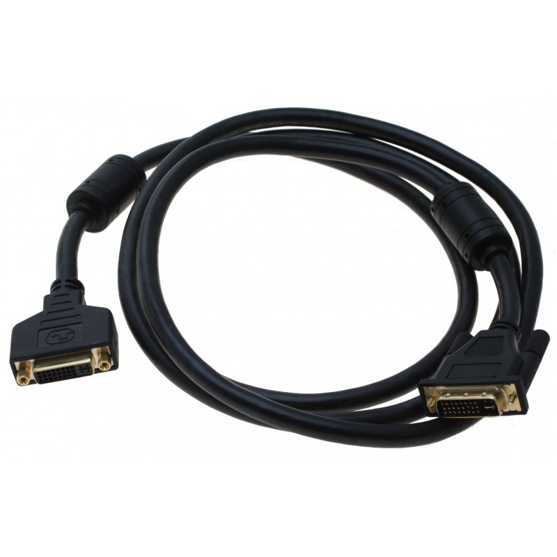 Dvi-In male female cable 2m, extending cable dvi