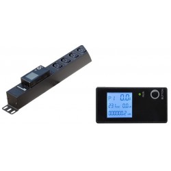 Strømskinne til 19” rackkabinet, 24 x IEC C-13 hunstik, 16A CEE han...