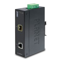 IGT-805AT, Industrial 10/100/1000BASE-T to 100/1000BASE-X SFP Media Converter -40~75°