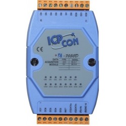 7 digitale indgange og 8 digitale udgange, displayforInput