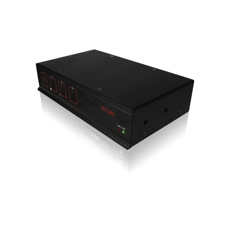 EAL4+ godkendt 4 ports KVM omskifter DVI/VGA, EAL2+ EAL4+ certifice...