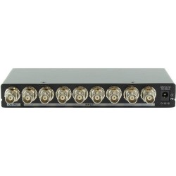 Switch 8 x BNC Composite Video inputs to 1 x BNC output