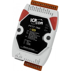 ICPDAS PETL-7060 is a Modbus module with 6 powerful relays, 6 digital input over Ethernet TCP/IP supplied from PoE