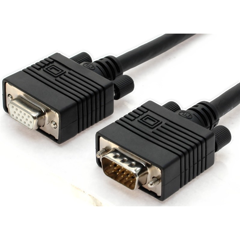 VGA extension cable DB15HDM male / female 10 meters
