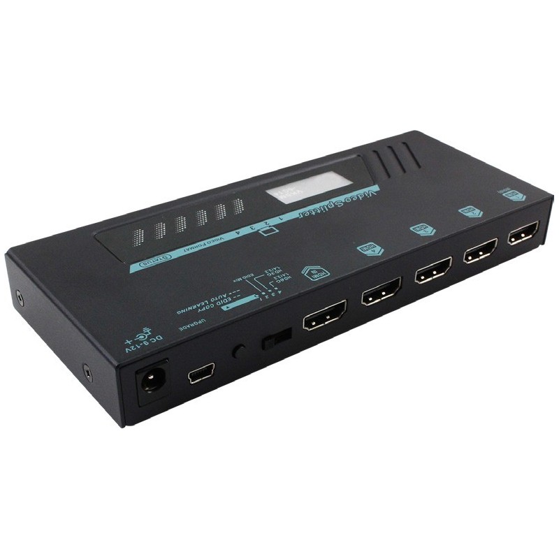 Splitter HDMI 4 ports - 4K at 60Hz [EDID Splitter 1 x 8 HDMI]