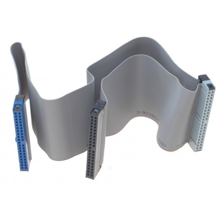 Intern 3,5" IDE Ultra ATA66 hårddiskkabel, 40-stifts, 80 ledare, 45 cm