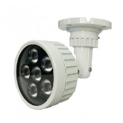 Indoor / outdoor infrared (IR) Lamp for video surveillance, range up to 100m