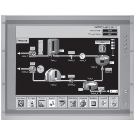19" TFT panel PC med Core i3/5/7 CPU, 3.5" eller 2.5" HDD slot, op til 32GB RAM