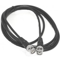 RG59, BNC - Composite / HD SDI cables for camera surveillance, double shielded male-male, 75 ohm, black, 5,0m