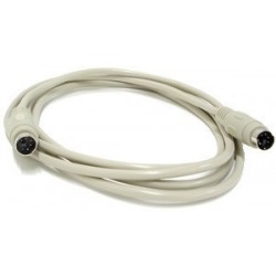PS/2 cable male to male 60 meters, Mini Din 6