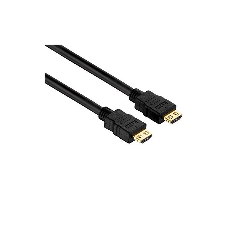 HDMI 2.0 4K High Speed ​​Ethernet cable with lock, PureInstall, black, 15m