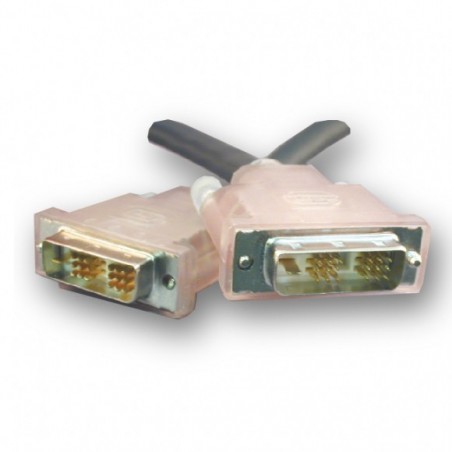 SLAC DVI kabel, DVI-D hane til DVI-D hane, Single Link. Til lange kabeltræk, svart, 30m