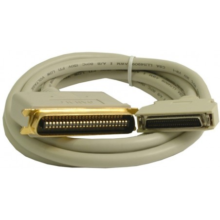 SCSI 2 kabel, CEN50 hane, Mini DB50 hane, grå, 0,5m