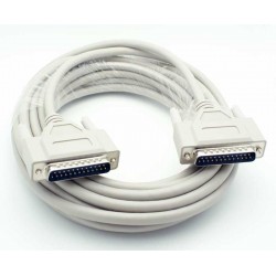 RS232 Parallel DB25 Male-Male 0.75 meter gold plated