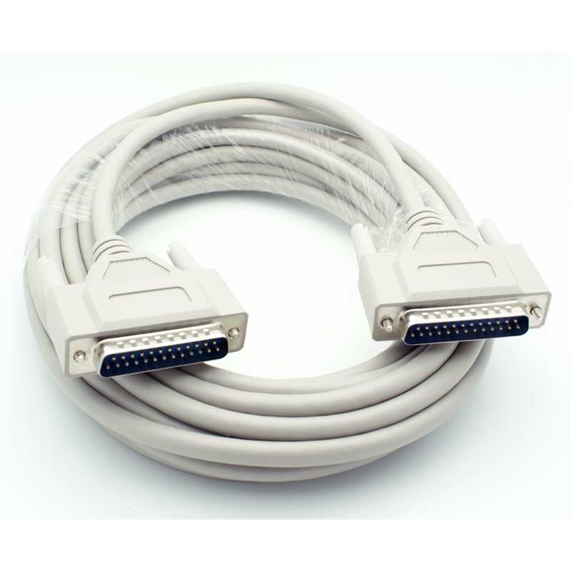 RS232 Parallel DB25 Male-Male 0.75 meter gold plated
