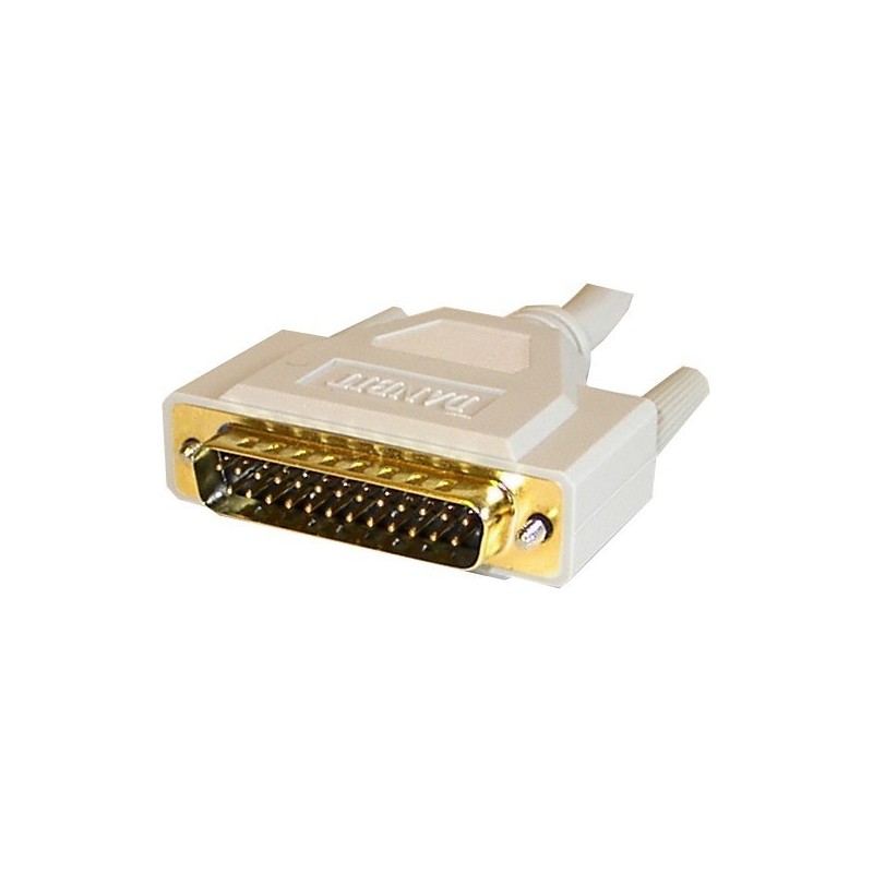 RS232 Parallel DB25 Male-Male 0.75 meter gold plated