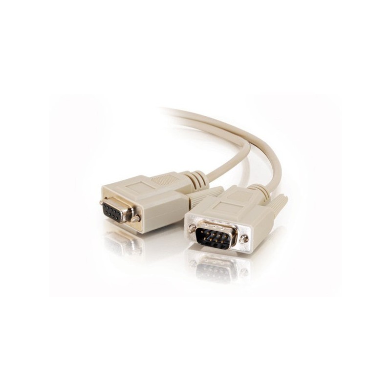 RS232 Cable SUB-D 9-pin Male/Female Serial 10 meters