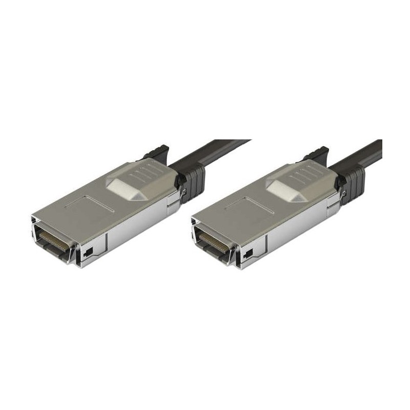 InfiniBand CX4 network cable for 10Gbit - Black, 1 meter - DANBIT A / S