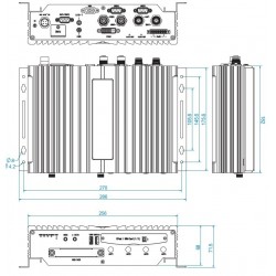 e/E-Mark Certified Embedded Fanless PC MBT-3001R