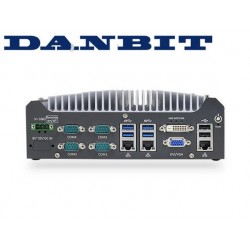 Embedded PC i3 ​​I5 I7 Fanless, Industrial Embedded box PC with RS232, USB, DIN mounted 12vdc 24vdc