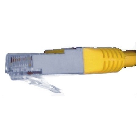 Cat. 6 netværkskabel, RJ45, UTP - uskærmet og med krydsede ledere, AWG24, gul, 5,0m